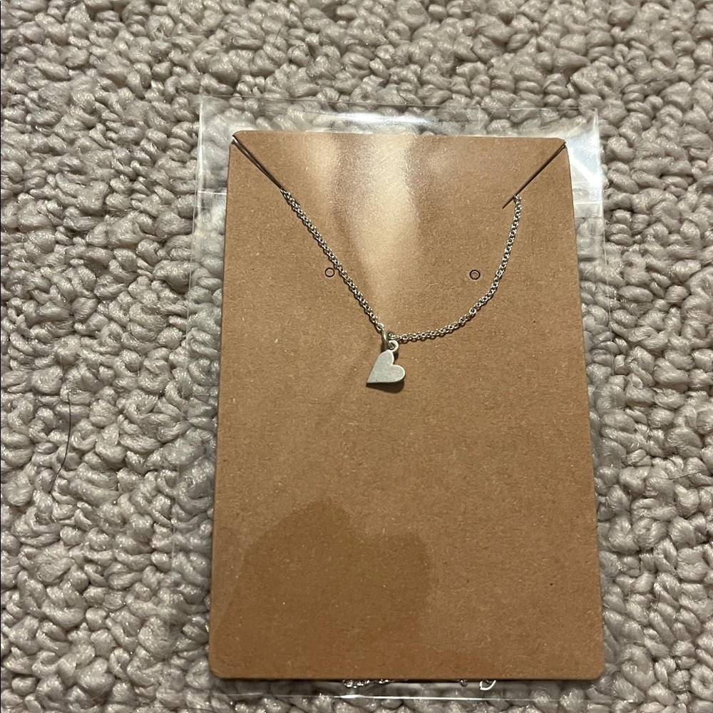 Tiny Heart Sterling Silver Pendant Necklace